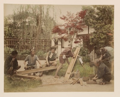 Lot 164 - A Japanese lacquered photograph album