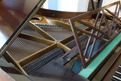 Lot 140 - A Victorian mahogany baby grand piano by Bechstein