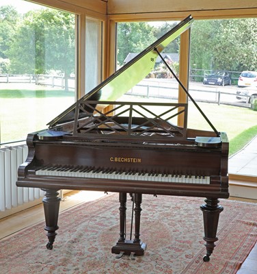 Lot 140 - A Victorian mahogany baby grand piano by Bechstein