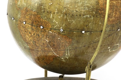 Lot 702 - A globe terrestre by Charles Perigot