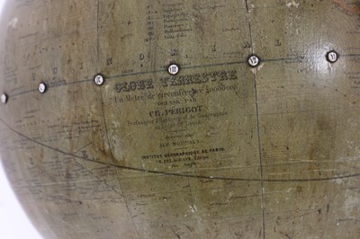 Lot 702 - A globe terrestre by Charles Perigot
