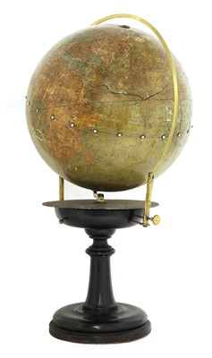 Lot 702 - A globe terrestre by Charles Perigot