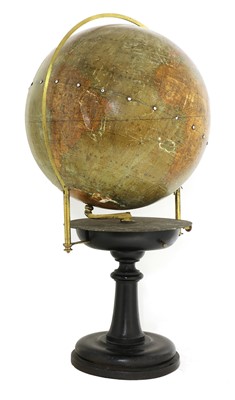 Lot 702 - A globe terrestre by Charles Perigot