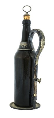 Lot 264A - A silver-plated adjustable bottle holder