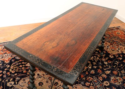 Lot 220 - A Spanish rosewood side table