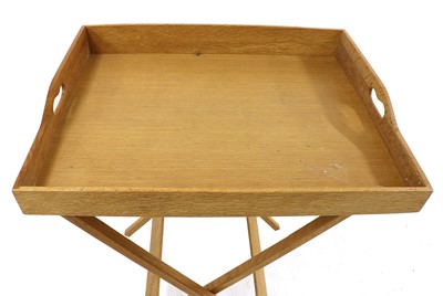 Lot 385 - A modern light oak butler's tray