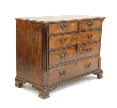 Lot 256 - A George III mahogany chest