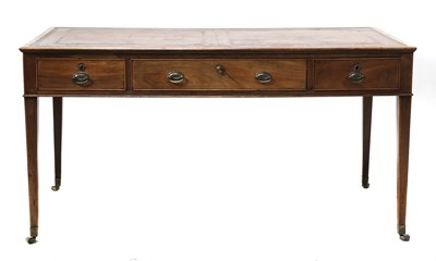 Lot 663 - A George III mahogany library table