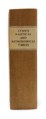 Lot 124 - 'Lynn's Nautical and Astronomical Tables'