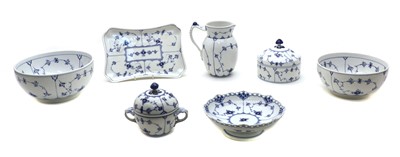 Lot 93 - A collection of Royal Copenhagen 'Blue Fluted Full Lace' pattern porcelain