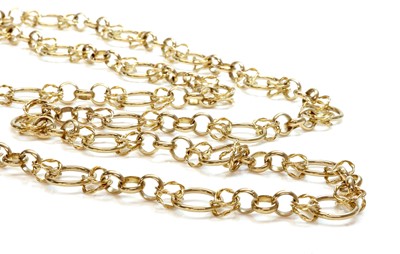 Lot 240 - A continuous hoop and ring link chain