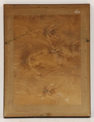 Lot 98 - A mahogany-framed wall mirror
