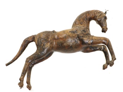 Lot 426 - A leather horse