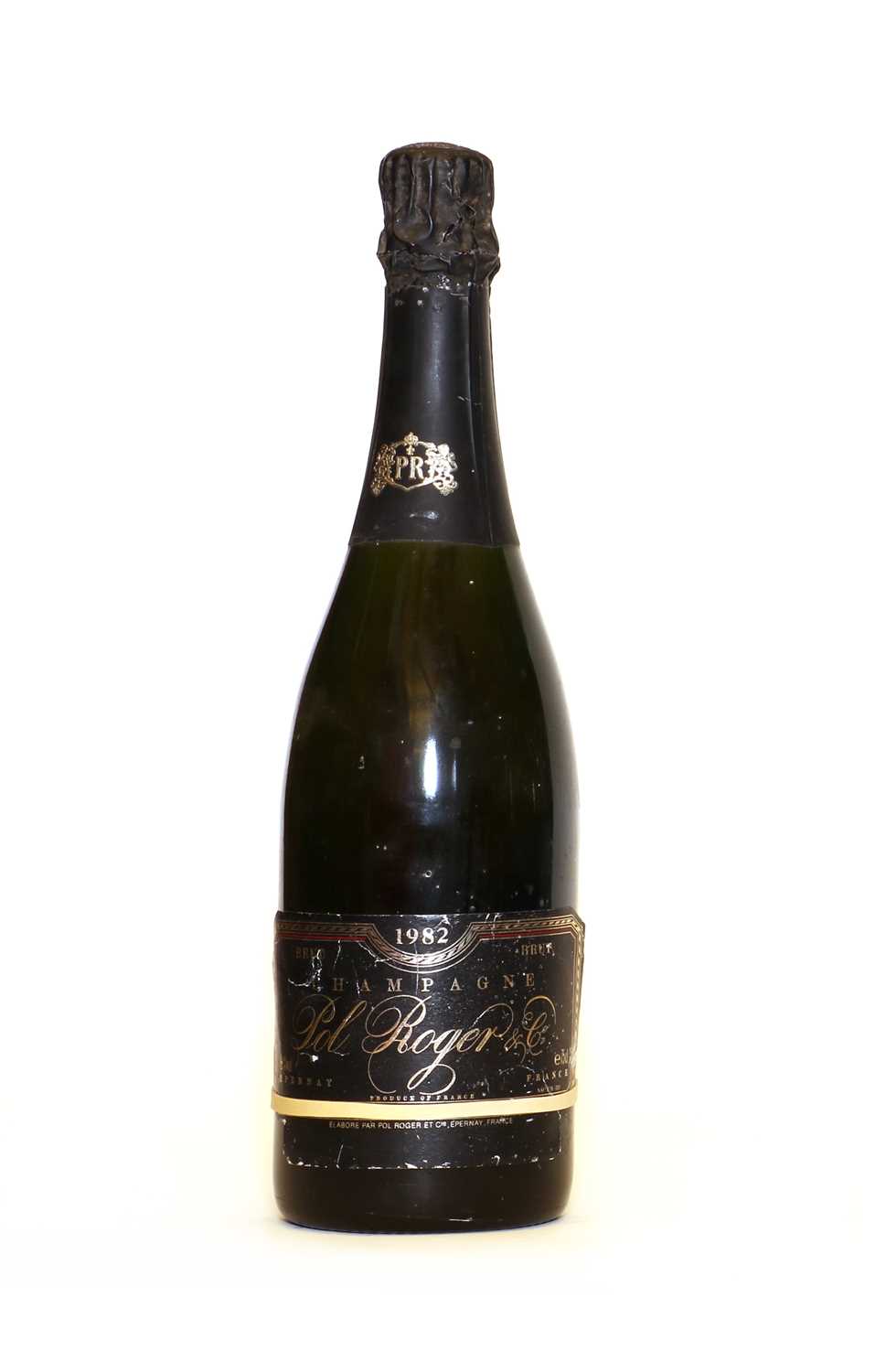 Lot 5 - Pol Roger, Sir Winston Churchill, Epernay, 1982, one bottle (neck label lacking)