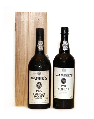 Lot 316 - Warres, Vintage Port, 1977, one bottle and 1997, one bottle, two bottles in total