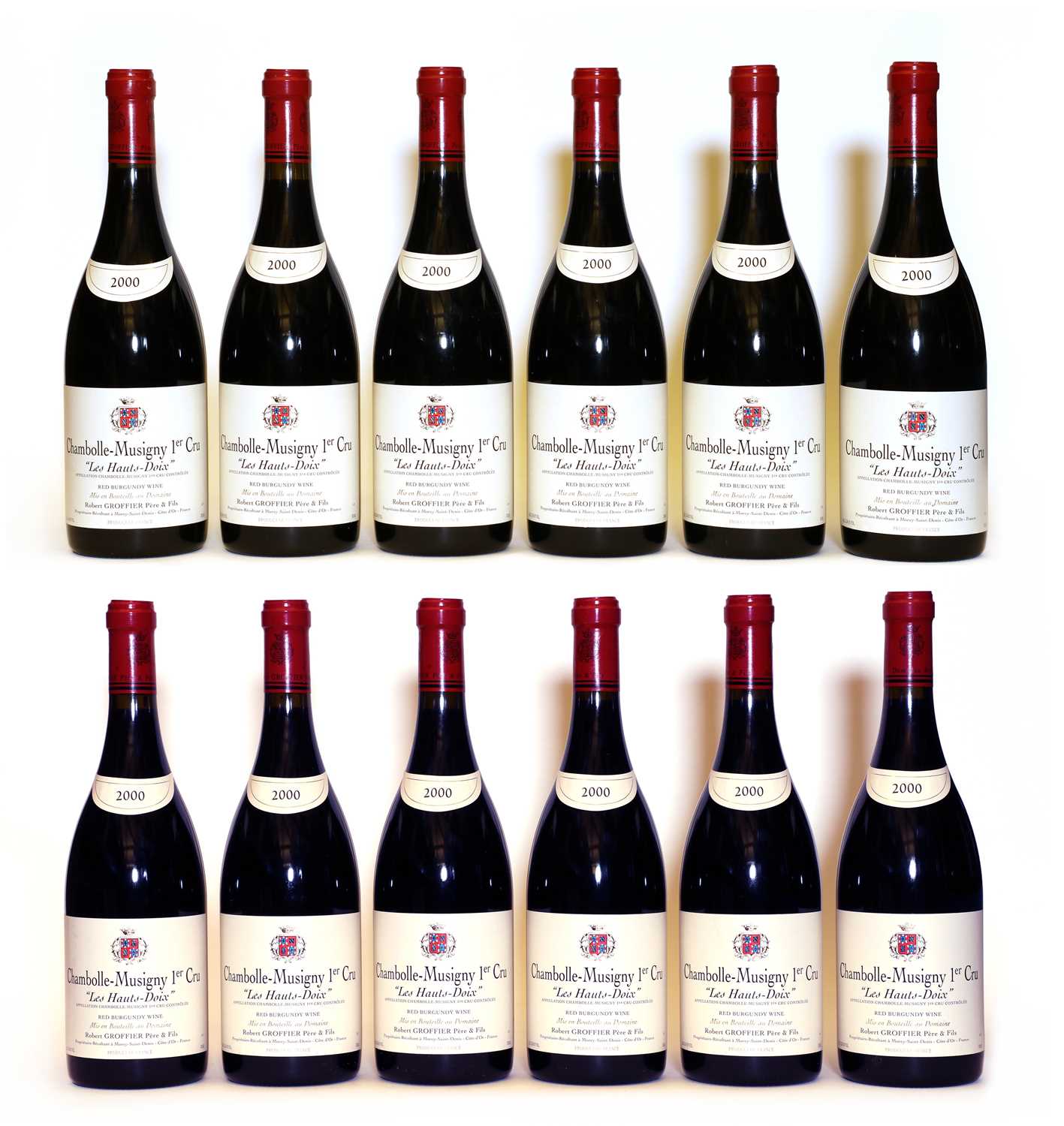 Lot 54 - Chambolle Musigny, 1er Cru, Les Haut-Doix, Robert Groffier, 2000, twelve bottles