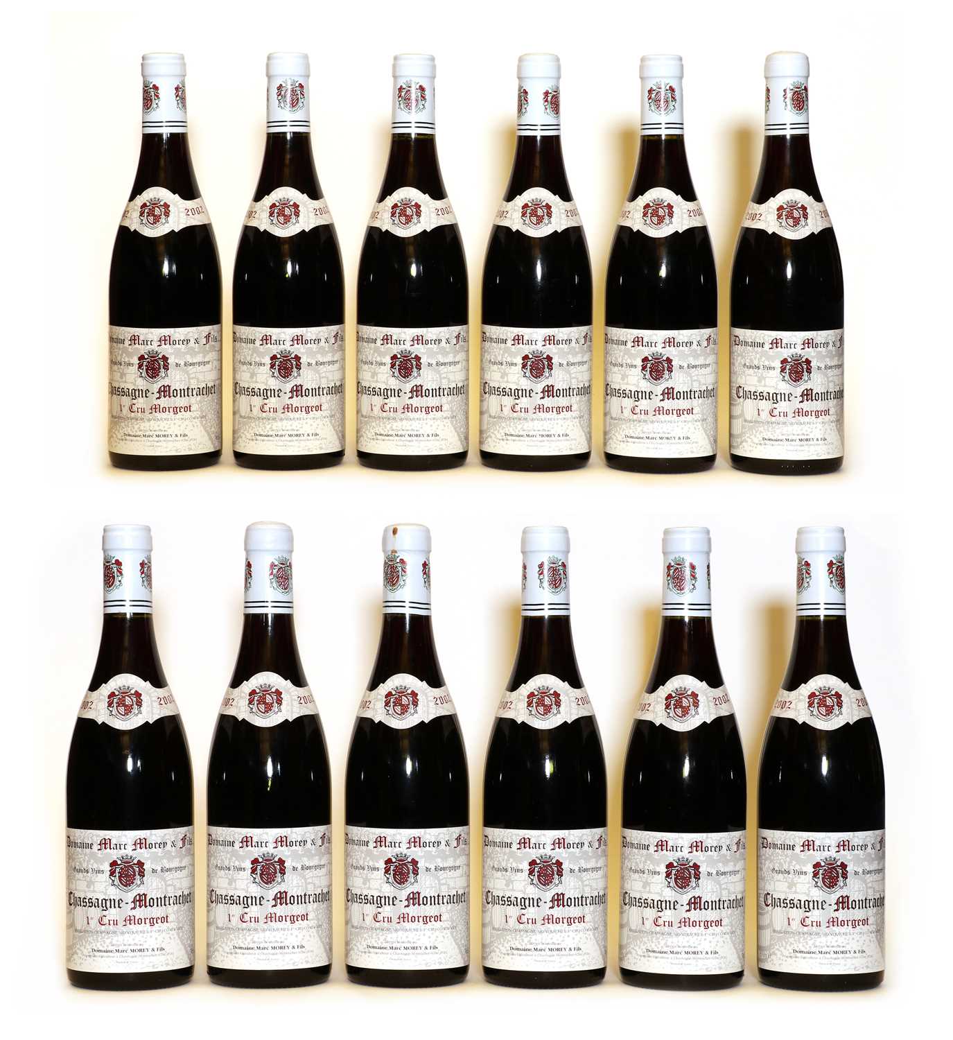 Lot 55 - Chassagne Montrachet, 1er Cru, Morgeot, Nicolas Potel, 2002, twelve bottles (boxed)