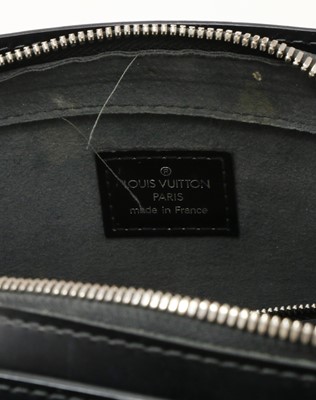 Lot 258 - A Louis Vuitton black epi leather Pont Neuf bag
