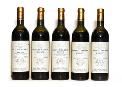 Lot 134 - Chateau Kirwan, 3eme Cru Classe, Margaux, 1978, five bottles