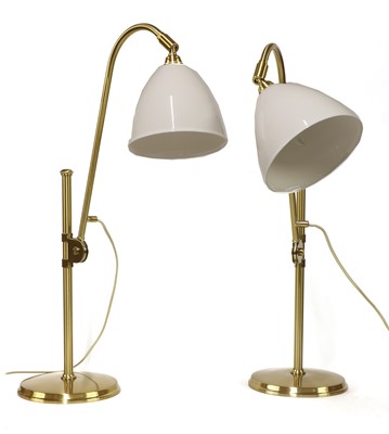Lot 665 - A pair of contemporary Bestlite lamps