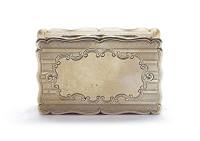 Lot 48 - A Victorian silver box