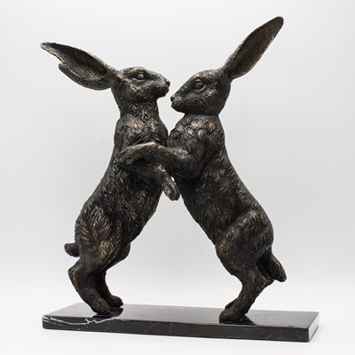Lot 311 - Boxing Hares