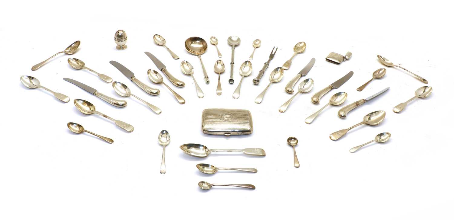 Lot 53 - Mixed silver items