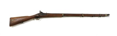 Lot 227 - An antique percussion cap musket Early 19th Century