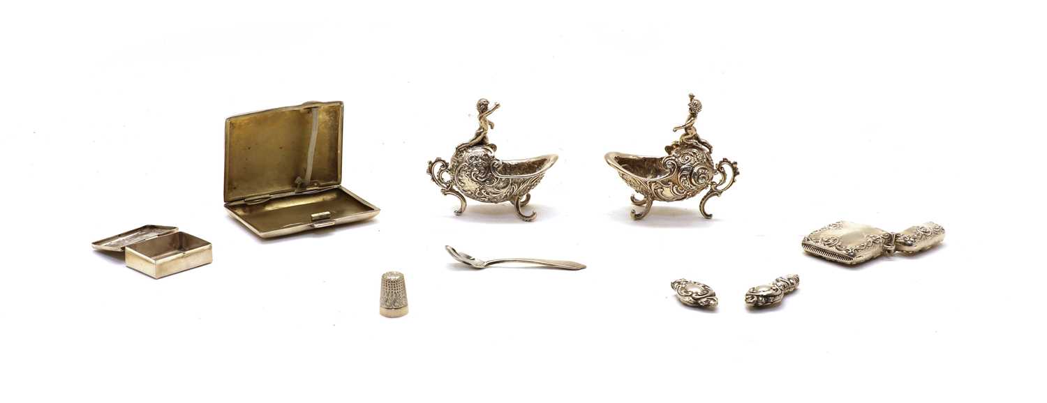 Lot 50 - Small silver items