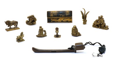 Lot 178 - A collection of Asian metalwork