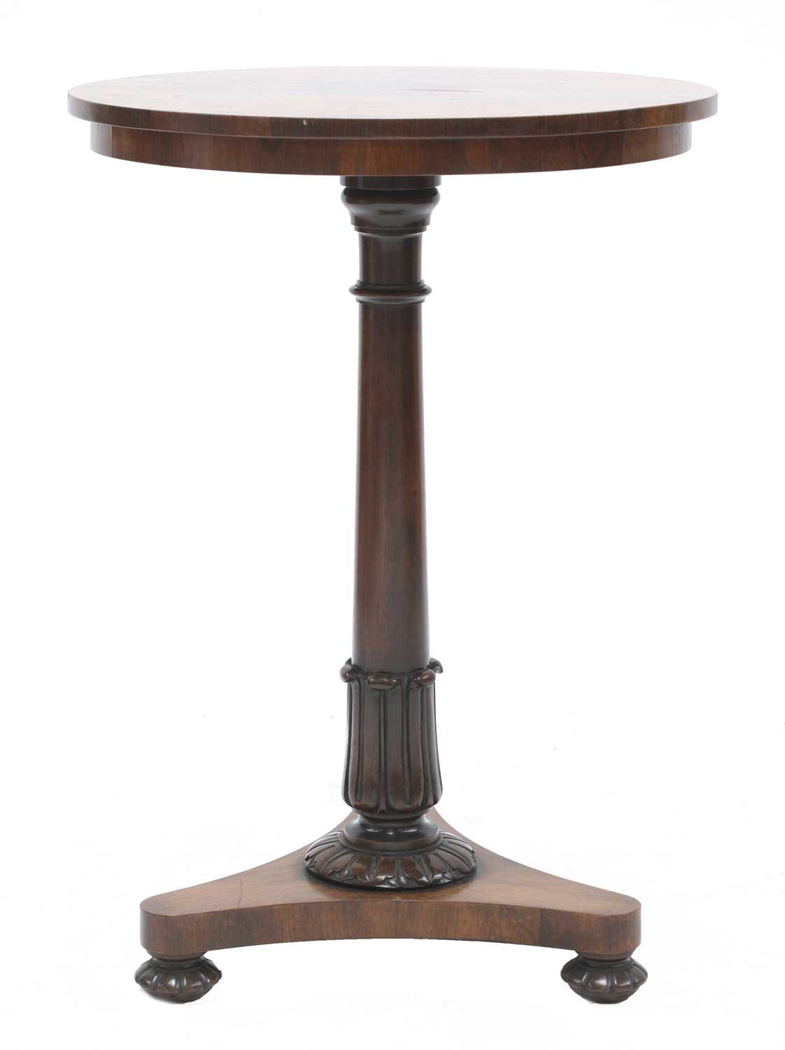 Lot 136 - A William IV rosewood occasional table