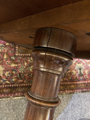 Lot 136 - A William IV rosewood occasional table