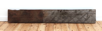 Lot 538 - A pair of rectangular oak panels