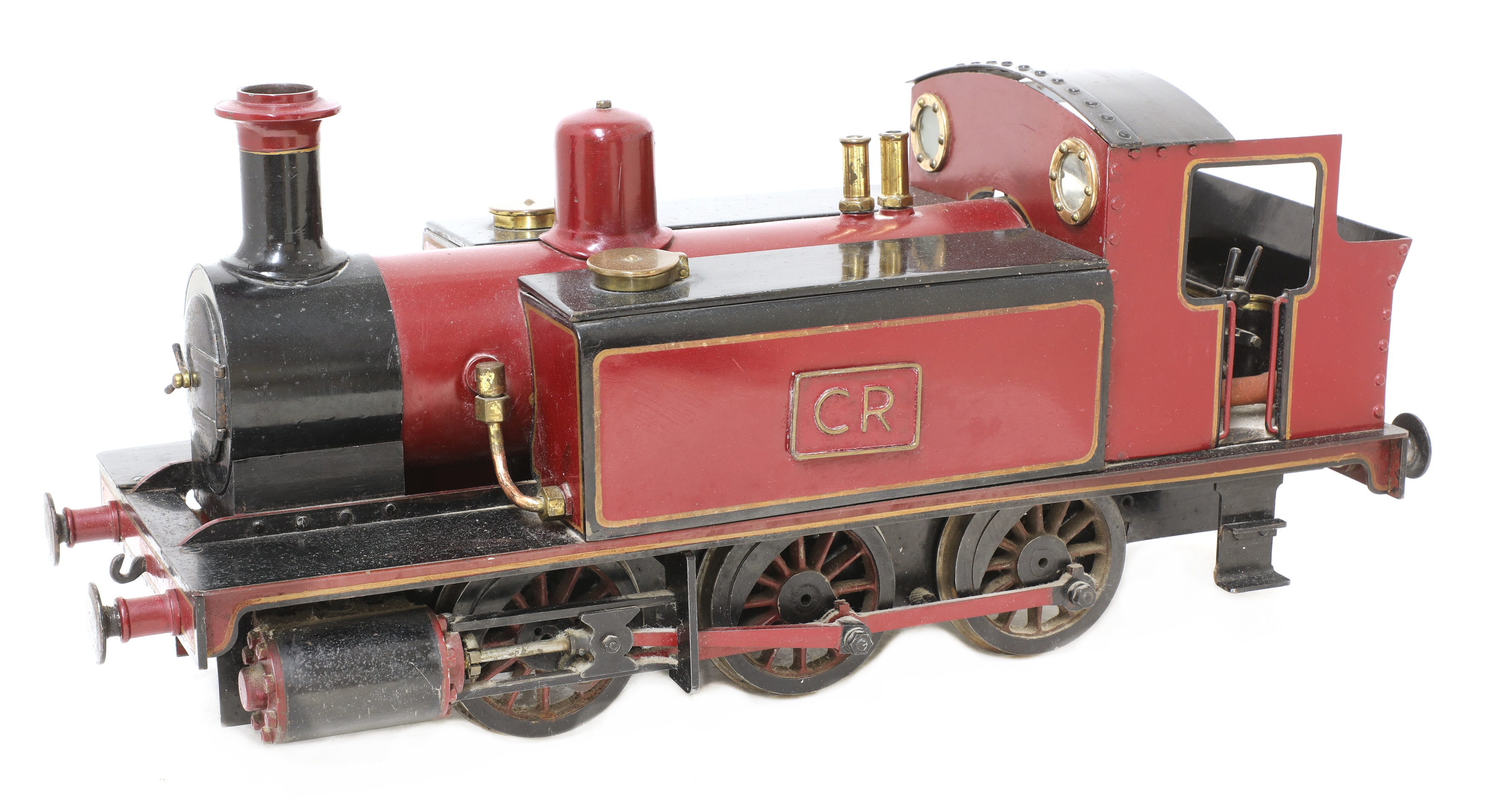 Sold at Auction: HO-gauge brass 0-4-0 Tank Locomotive