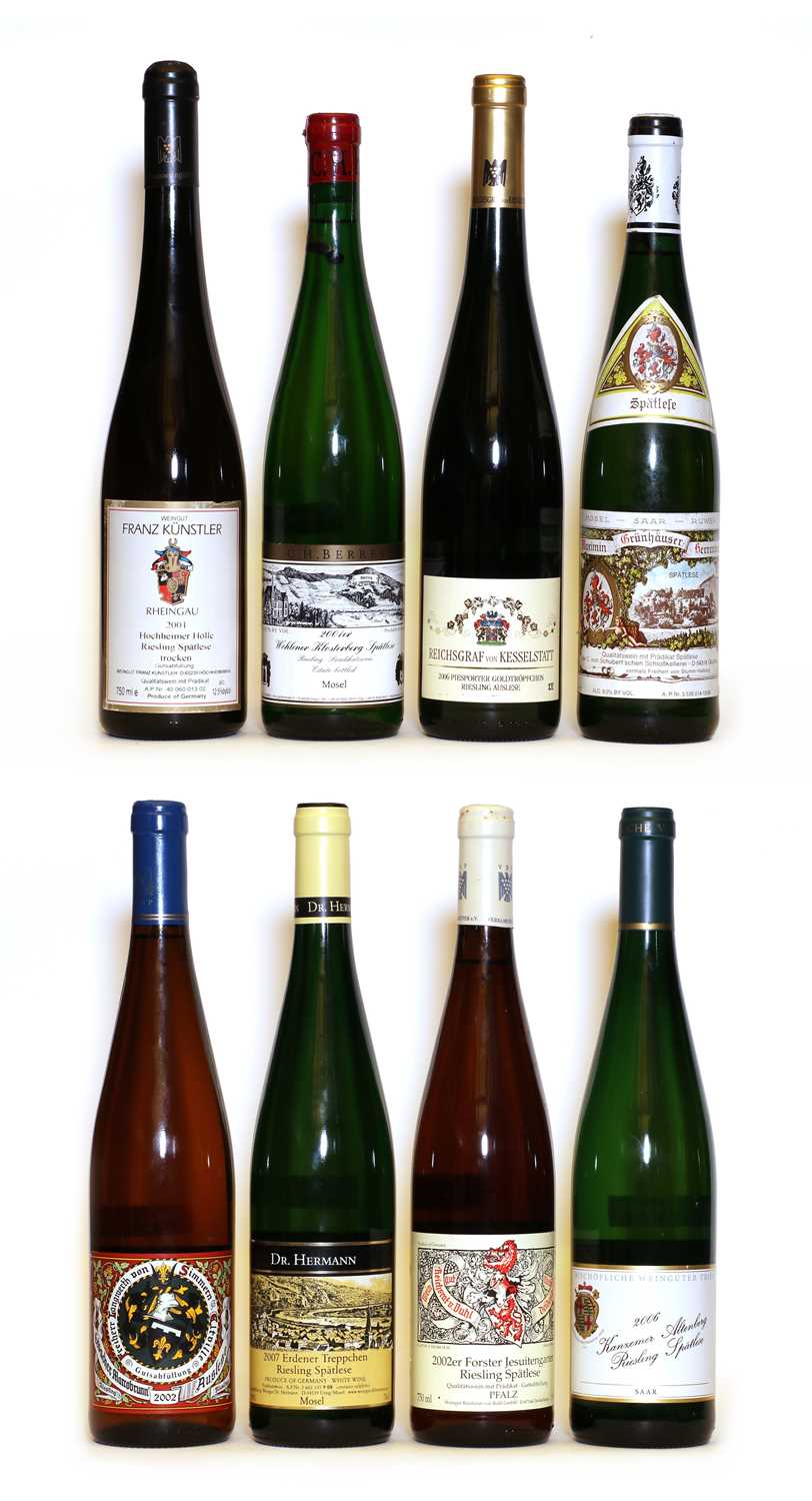 Lot 28 - Riesling Spatlese, Forster Jesuitengarten, Reichsrat von Buhl, 2002, one bottle and 7 various others