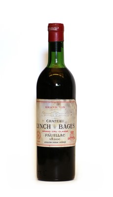 Lot 135 - Chateau Lynch Bages, 5eme Cru Classe, Pauillac, 1966, one bottle