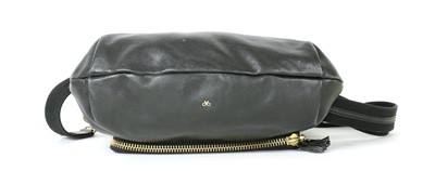 Lot 271 - Anya Hindmarch black leather maxi zip satchel bag