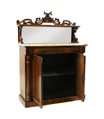 Lot 201 - A Victorian rosewood chiffonier