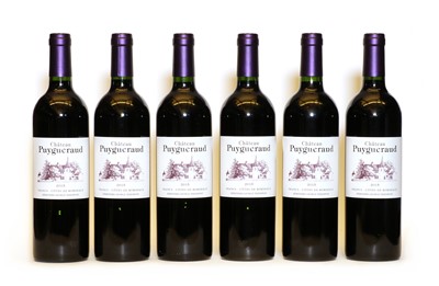 Lot 139 - Chateau Puygueraud, Francs Cotes de Bordeaux, 2015, six bottles (boxed)