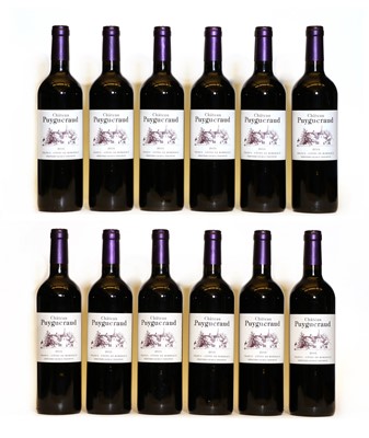 Lot 140 - Chateau Puygueraud, Francs Cotes de Bordeaux, 2016, twelve bottles (boxed)
