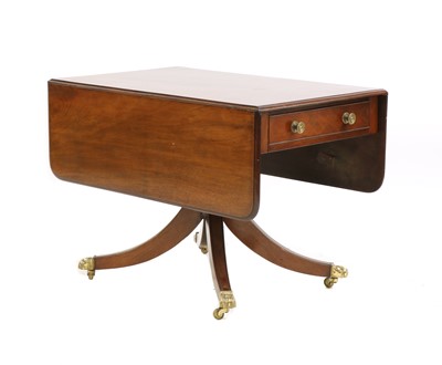 Lot 317 - A 19th century mahogany Pembroke table
