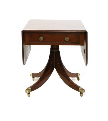 Lot 317 - A 19th century mahogany Pembroke table