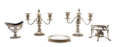 Lot 45 - A collection of silver plated items