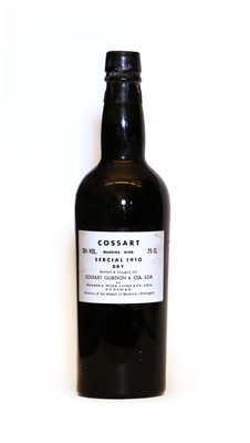 Lot 321 - Cossart Gordon, Sercial Madeira, 1910, one bottle