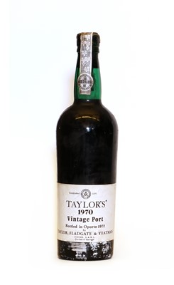 Lot 327 - Taylors, Vintage Port, 1970, one bottle