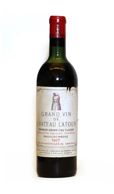 Lot 184 - Chateau Latour, 1er Cru Classe, Pauillac, 1957, one bottle