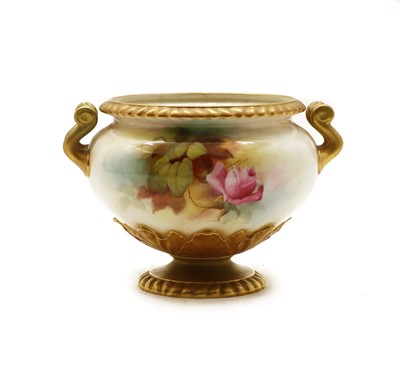 Lot 117 - A Royal Worcester two handled bowl