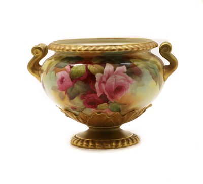 Lot 117 - A Royal Worcester two handled bowl