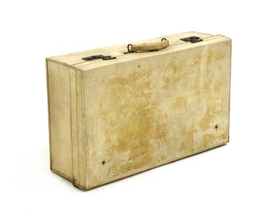 Lot 550 - A John Pound & Co velum travel case