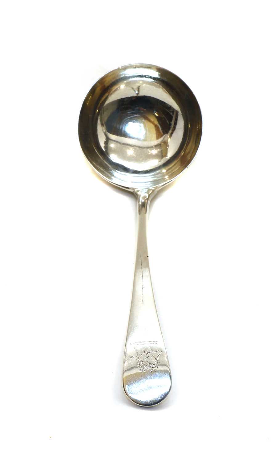 Lot 19 - A George III silver ladle